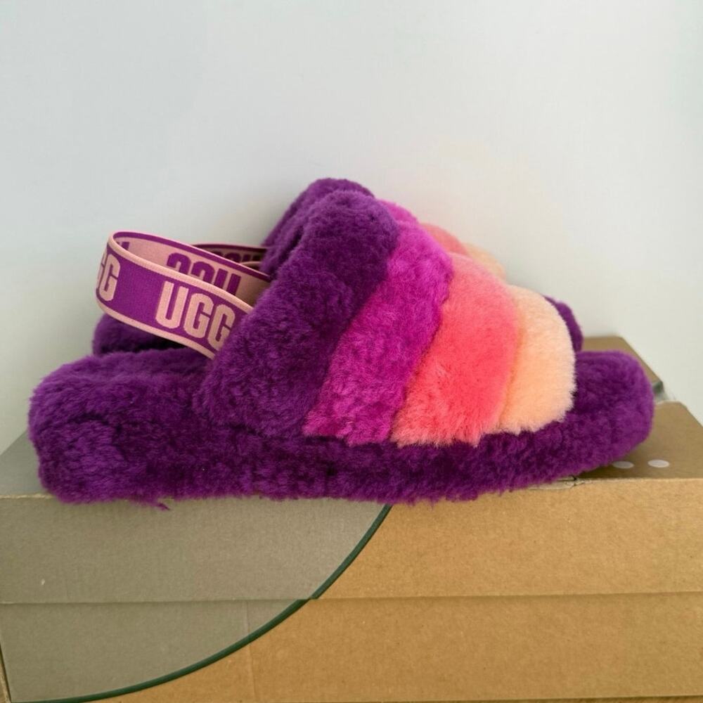 Ugg Fluff Yeahslide ‘Berrylicious Gradient’ - Sz 8 - image 4